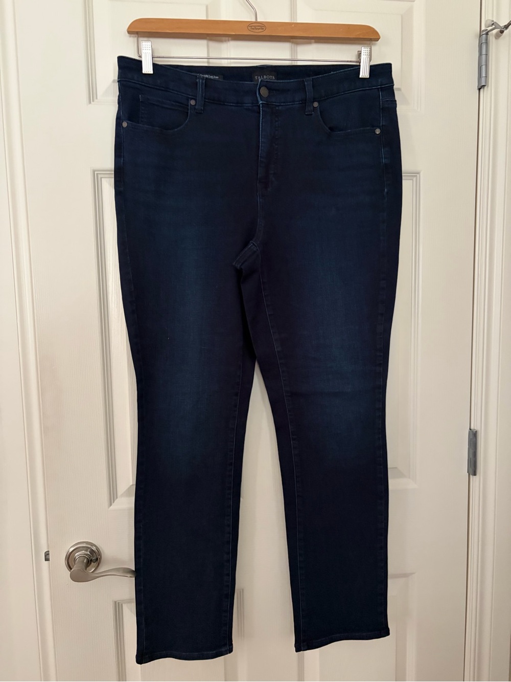 Talbots Women’s Dark Indigo Straight Leg Jeans